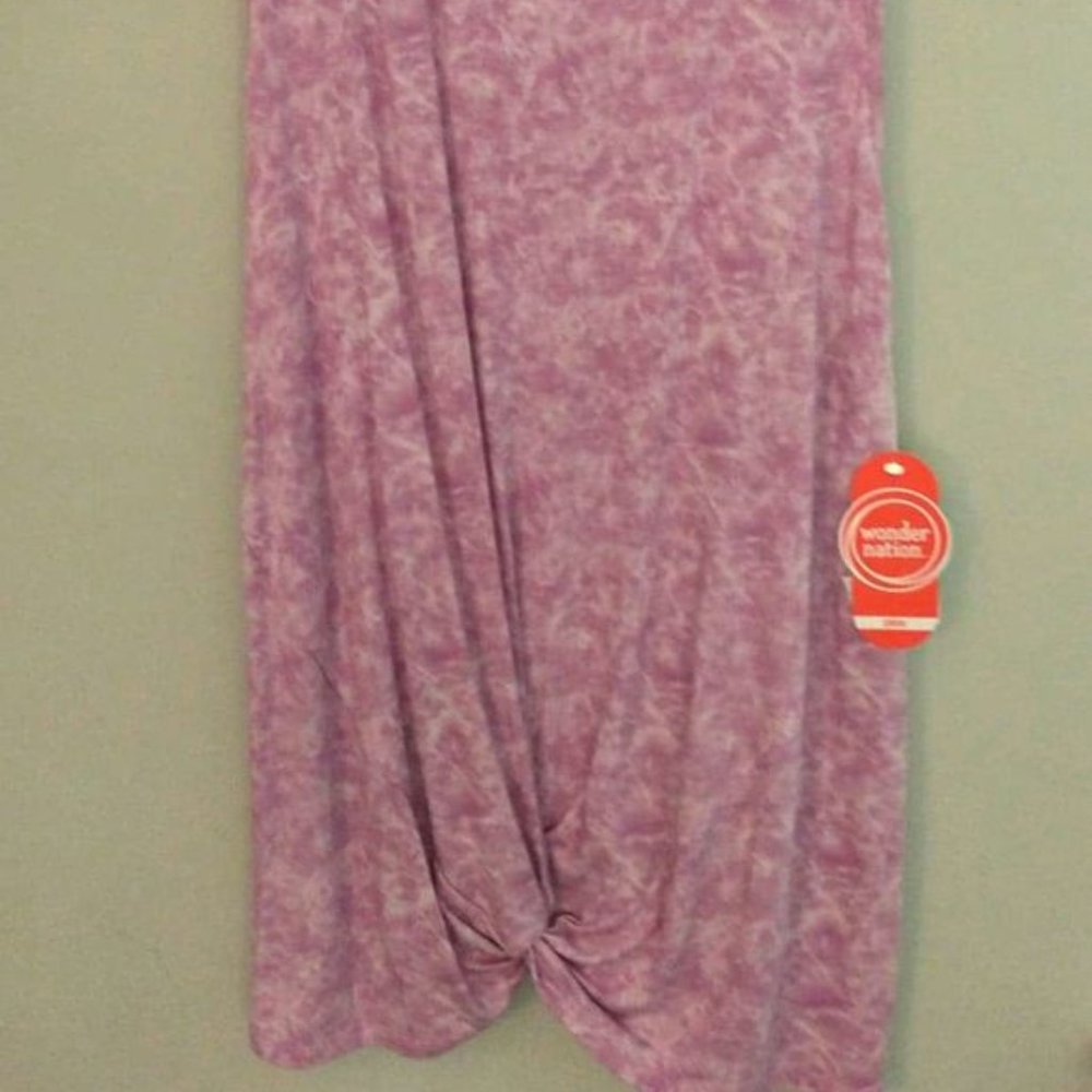 NEW Girl twist tanktop , pinkish/purple, size 14/16 K-155